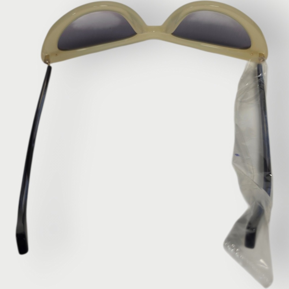 NEW Derek Lam Designer Women's Doris IVORY UV Sunglasses CAT EYES BOX BAG - Picture 3 of 8